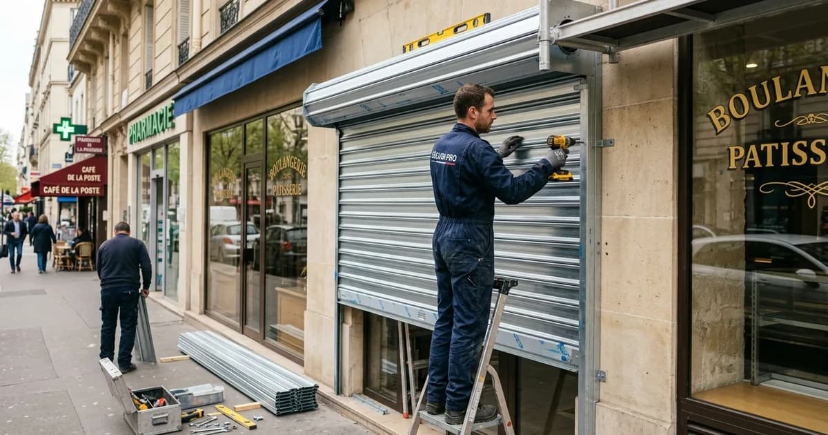 Grille Métallique de Sécurité Magasin : Dossier Expert 2026