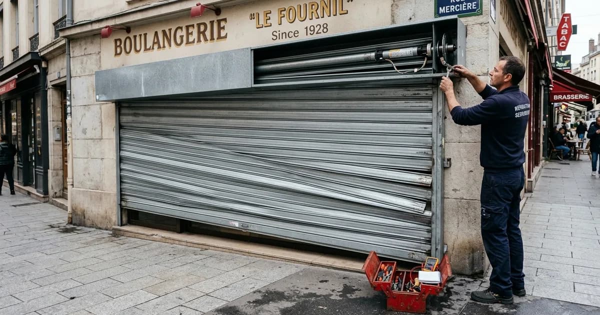 Rideau Métallique Vandalisé : Que Faire en Urgence ? 2026